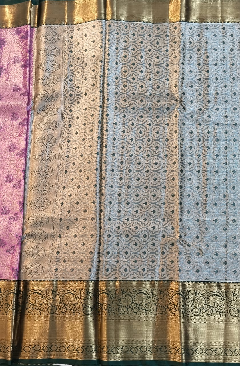 Baby Pink Kanchi Pattu Silk Saree