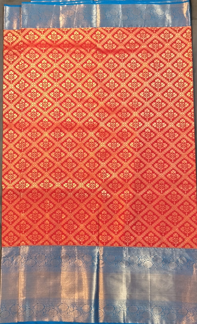 Red Pure Pattu Silk Saree