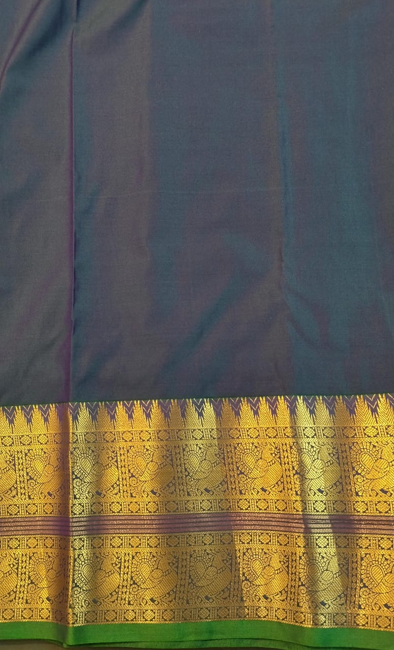 Purple Kupdam Pattu Silk Saree