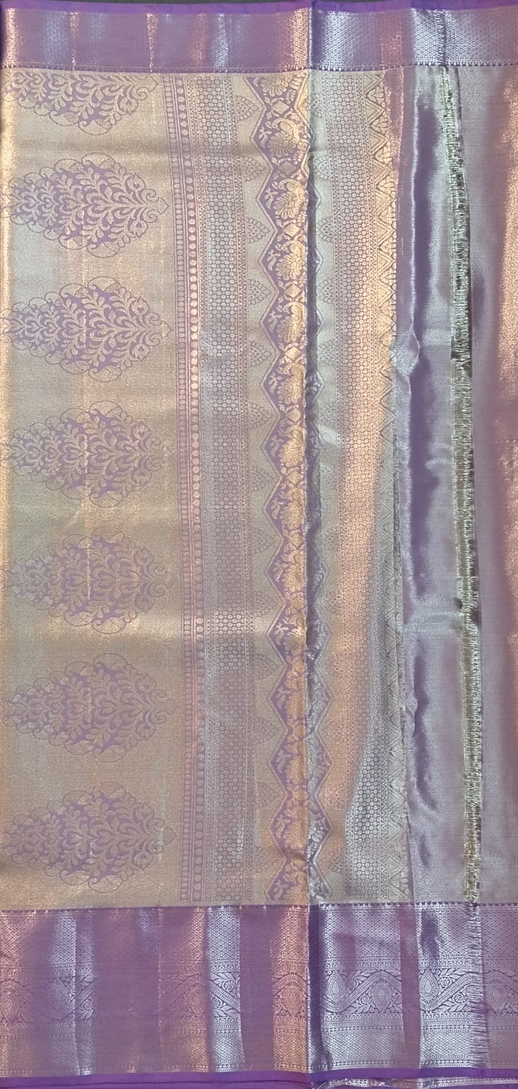 Pista Green Pure Pattu Silk Saree