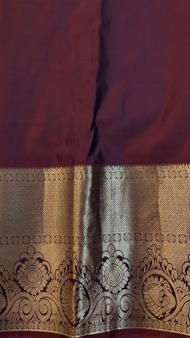Blue Kupdam Pattu Silk Saree