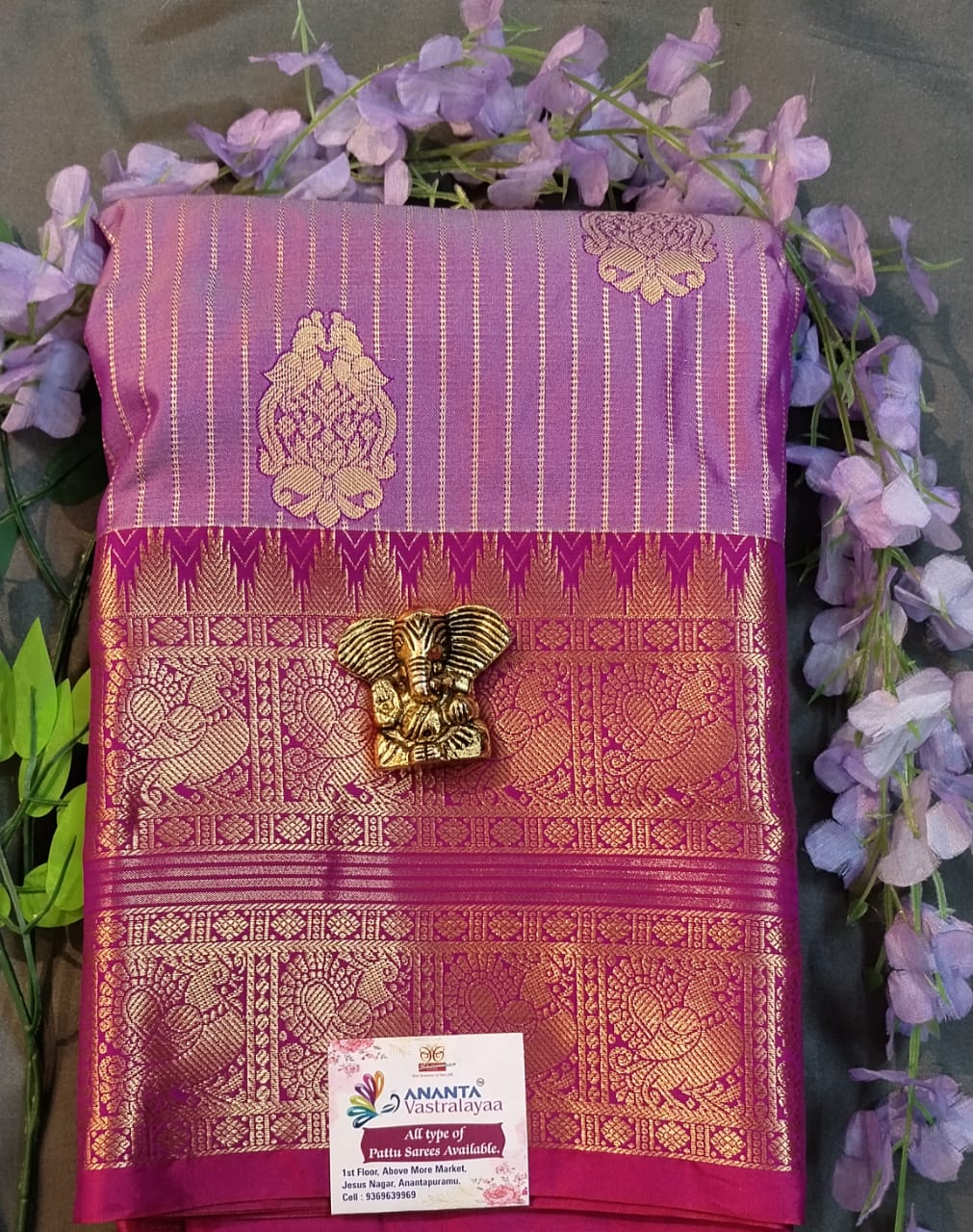Blue Kupdam Pattu Silk Saree