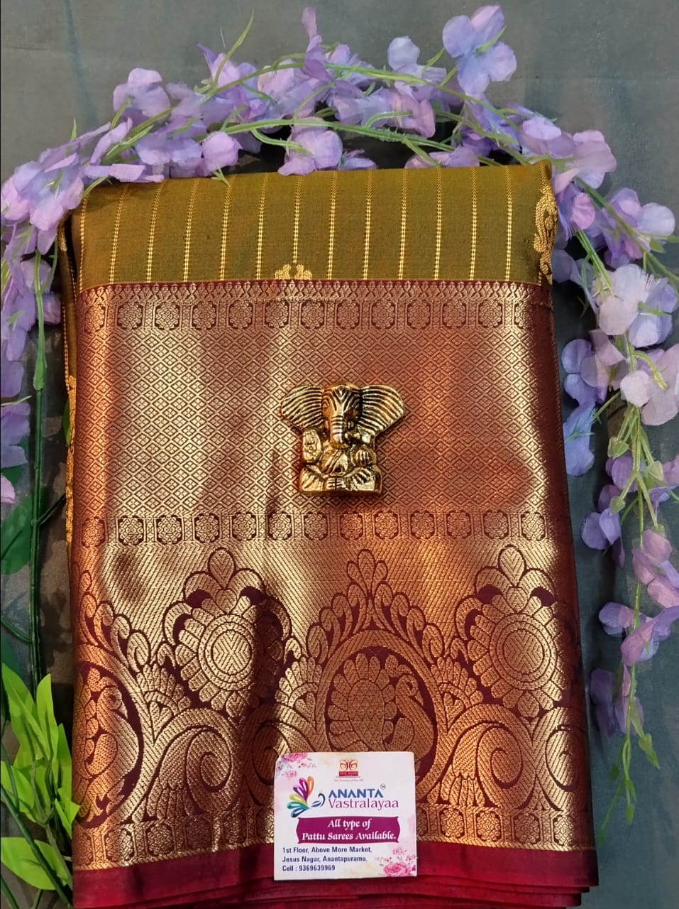 Blue Kupdam Pattu Silk Saree