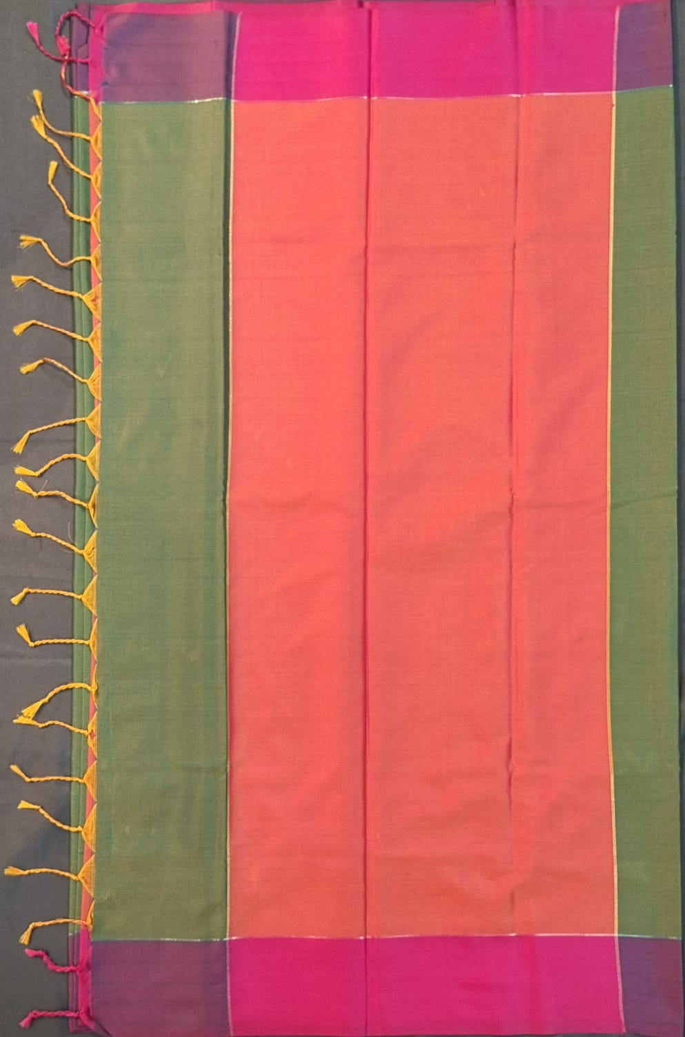 Green Fancy Pattu Saree with Contrast Pallu